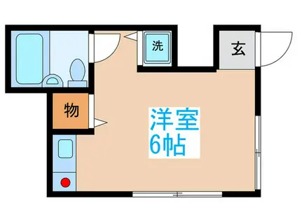 和田ハイツ相生町(ワンルーム/1階)の間取り写真