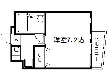 アーバンボート210(1K/2階)の間取り写真