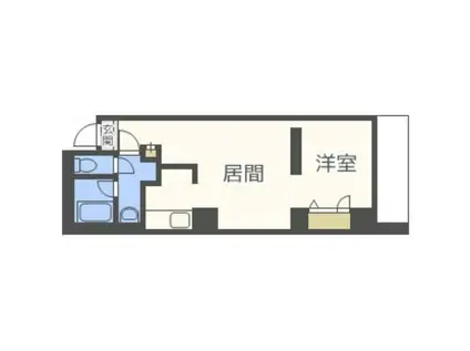 アンソレイエ ヴィ メゾン(1LDK/4階)の間取り写真