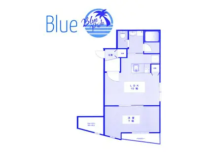 カーサデフロール鶴巻(1LDK/5階)の間取り写真