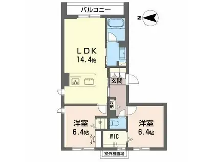 FELICE NAGAIZUMI(2LDK/3階)の間取り写真