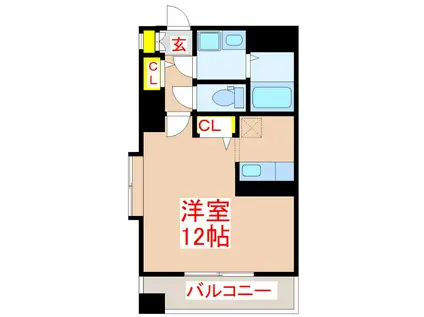 コンフォートNAN-A(ワンルーム/7階)の間取り写真