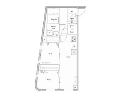 EDIT文京千石II(2LDK/3階)の間取り写真