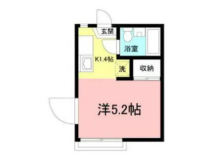 アネックスTASHIRO(ワンルーム/1階)の間取り写真