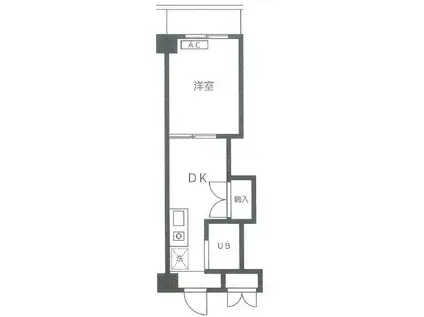 板橋区徳丸3丁目(1DK/2階)の間取り写真
