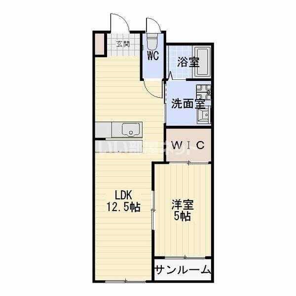 MAISON OIZ(1LDK/2階)の間取り写真
