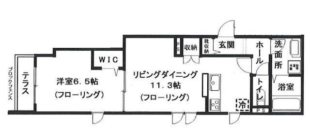 へーベルメゾン立石5丁目(1LDK/1階)の間取り写真