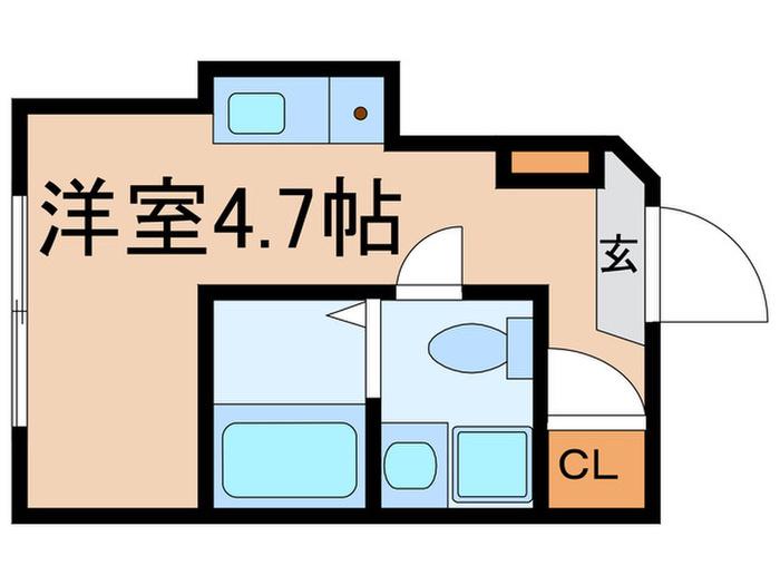 HJ PLACE 護国寺A(ワンルーム/4階)の間取り写真