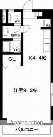 ＪＲ日豊本線 宮崎駅 徒歩7分 7階建 築24年(ワンルーム/3階)の間取り写真