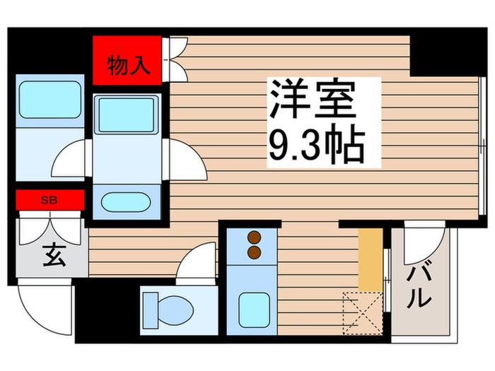 コーポ向島(ワンルーム/11階)の間取り写真