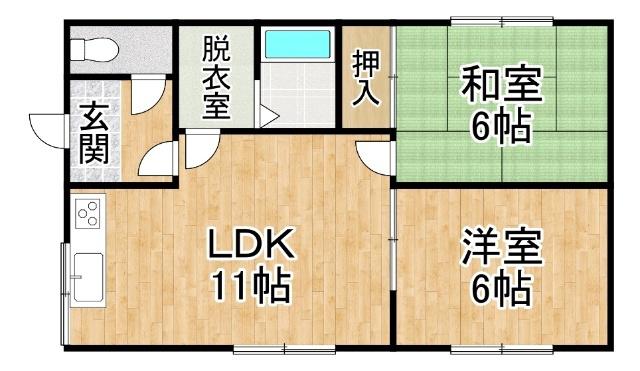 貸家　（西２０南２・北東側）