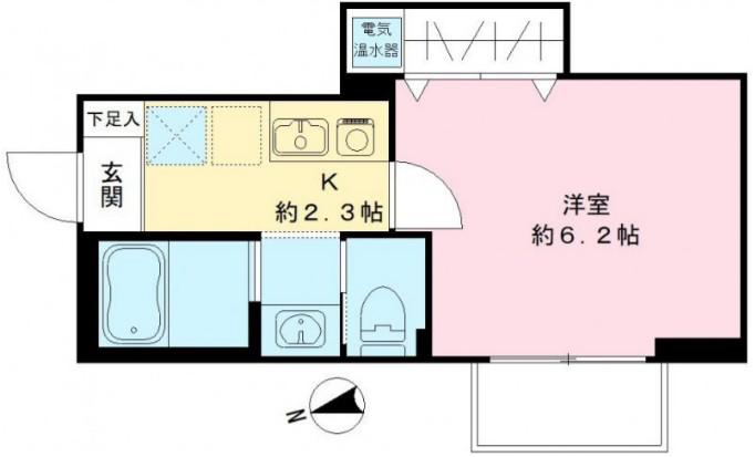 NIVALIS(1K/2階)の間取り写真