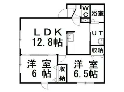 プランドール昭和(2LDK/2階)の間取り写真
