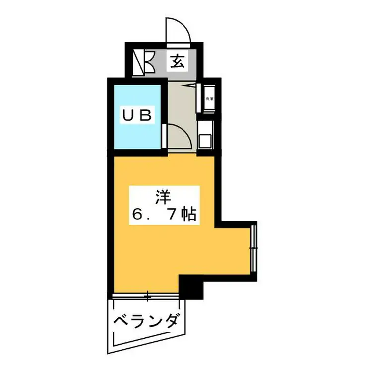 クリオ六浦壱番館 5階階 間取り