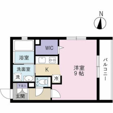 ライム海老塚(ワンルーム/1階)の間取り写真