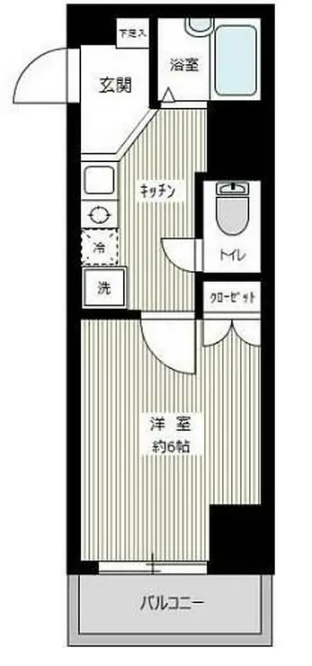 ヴェルト池袋 8階階 間取り