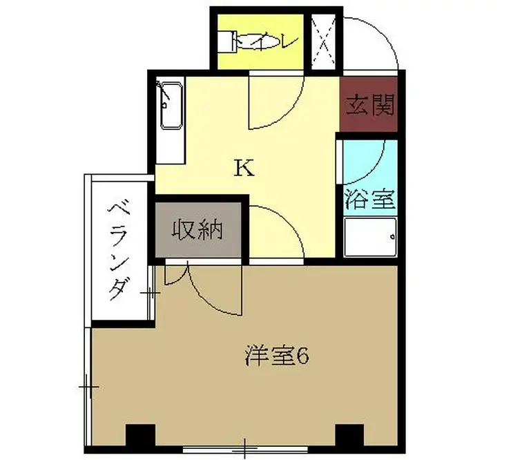 サンハイツ文京 1階階 間取り