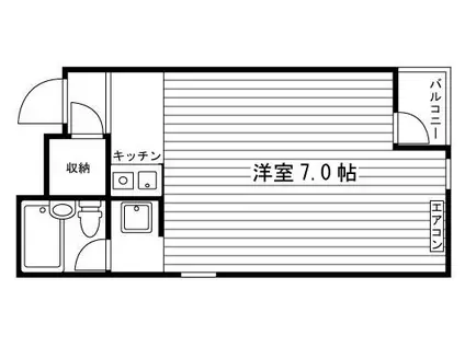グランシャリオ六甲(1K/1階)の間取り写真