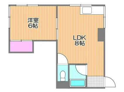 サンジェルマン番町(1LDK/5階)の間取り写真