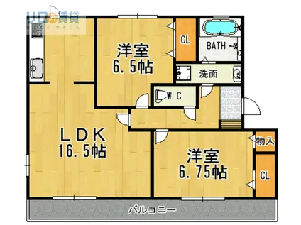 COTEDOR I(2LDK/1階)の間取り写真