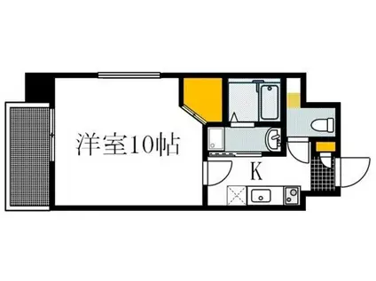 STプレシャス上東雲(1K/11階)の間取り写真