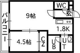 セントポーリア拾番館(1LDK/6階)の間取り写真