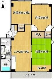 ドリームオアシス(3LDK/3階)の間取り写真