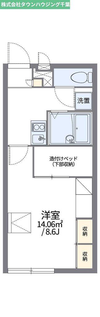 レオパレスミユキ(1K/1階)の間取り写真