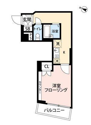 マイナビSTAYミライエ大塚(1K/6階)の間取り写真