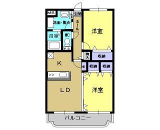 Y&Mスター(2LDK/2階)の間取り写真