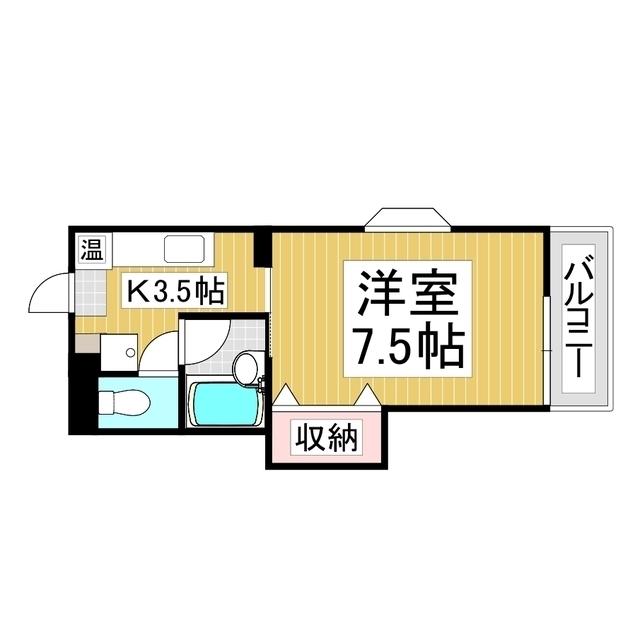 レジデンススミオ(1K/2階)の間取り写真