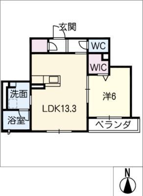 SHA MAISON 宝(1LDK/1階)の間取り写真