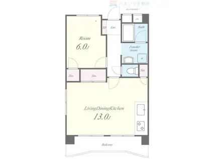 グランデあんご(1LDK/7階)の間取り写真