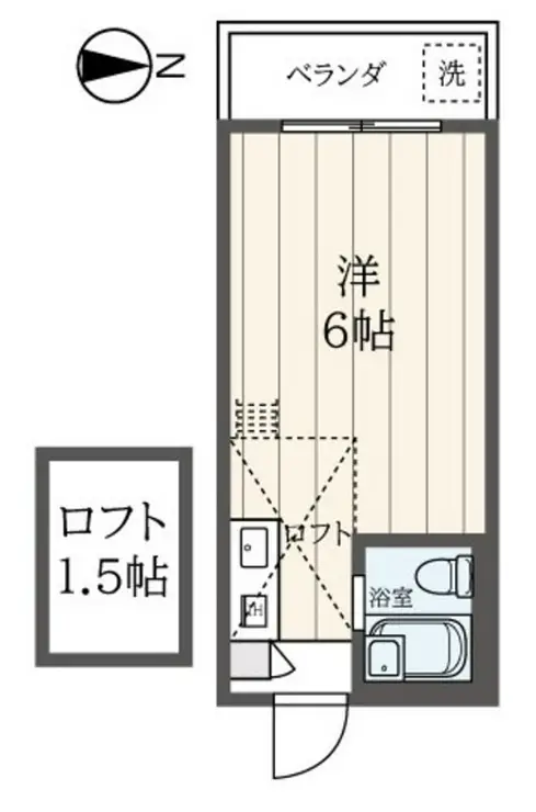 ケータス永福 2階階 間取り