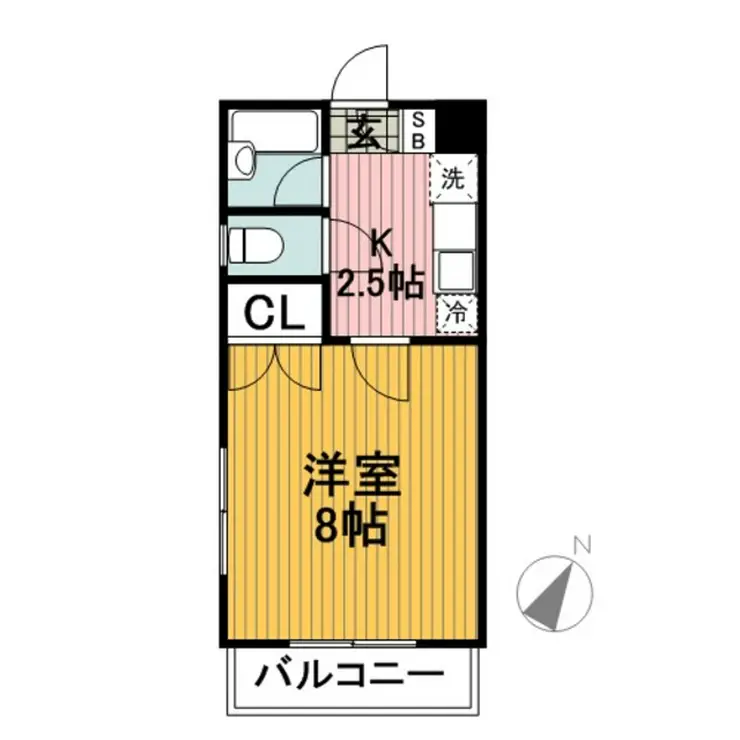 ショービ共和ハイツ 1階階 間取り