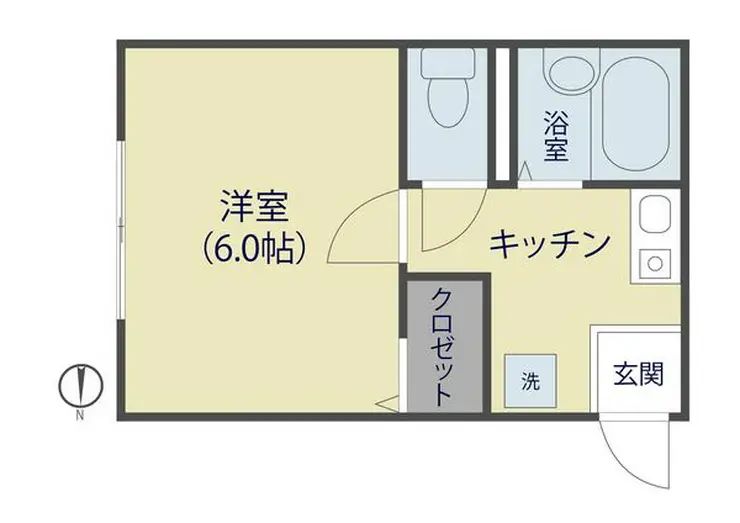 第5アベニュー 1階階 間取り