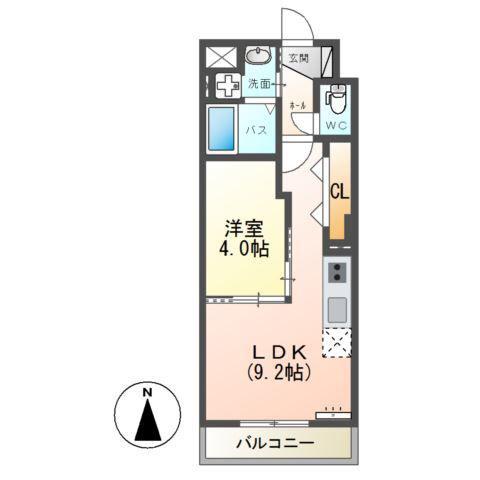 アーバンプレイス(1LDK/3階)の間取り写真