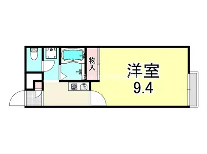 レオパレスポアロ(1K/2階)の間取り写真