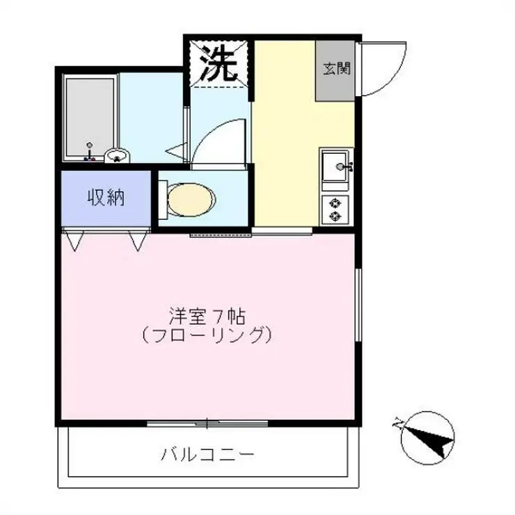 グリーンハイツ 1階階 間取り