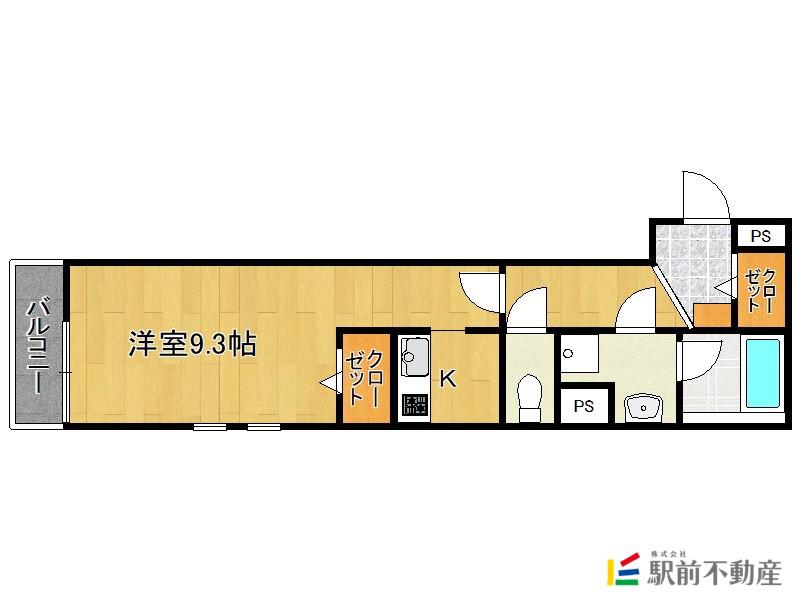 TAISHOKAN THE APARTMENT(1K/3階)の間取り写真