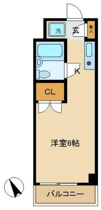 シャルム西大井 2階階 間取り