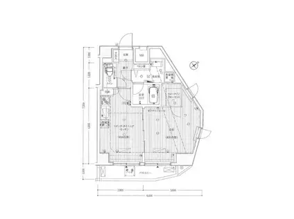 ライズ中野松が丘(1LDK/6階)の間取り写真