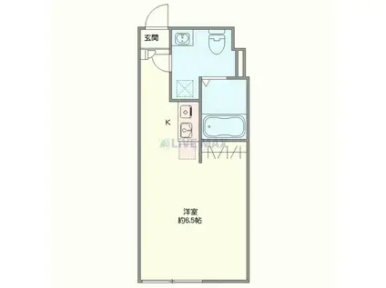 フィオーネ新小岩(ワンルーム/2階)の間取り写真