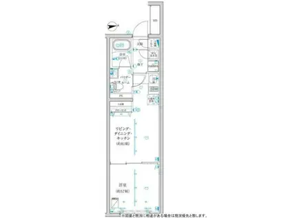 TRADIS西池袋(1LDK/1階)の間取り写真