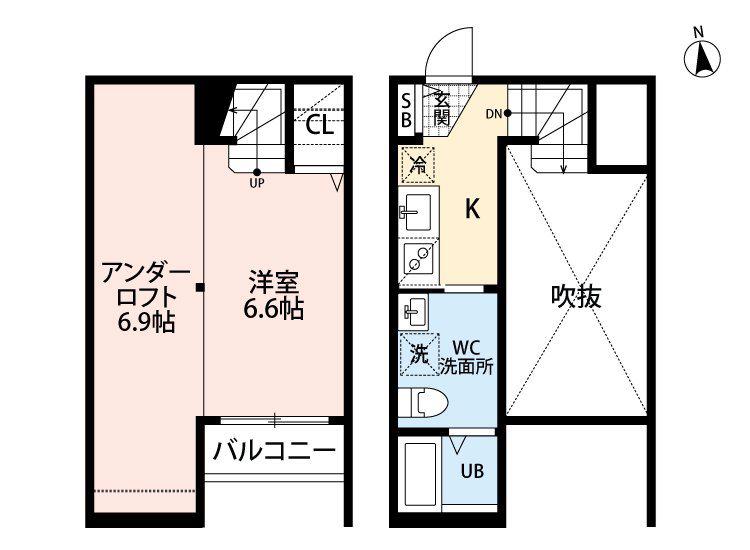 マルスヴァンサンクKUMAMOTO(ワンルーム/2階)の間取り写真