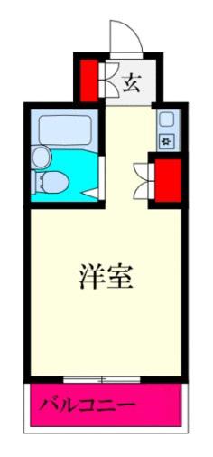 エトワール明神町(ワンルーム/11階)の間取り写真