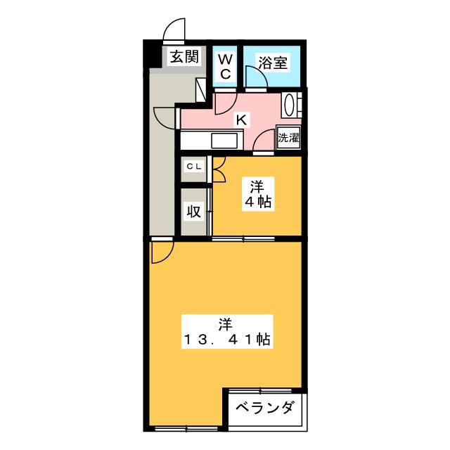 ARCO10(2K/5階)の間取り写真