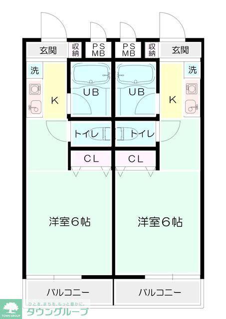 SKマンション(ワンルーム/3階)の間取り写真