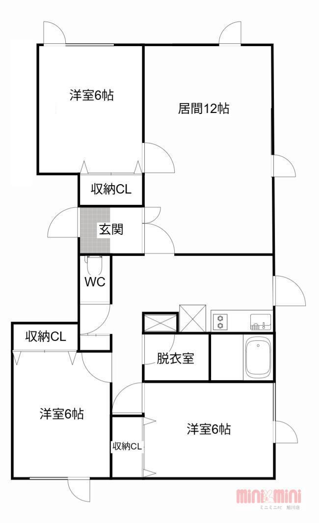ルミエール(3LDK/2階)の間取り写真