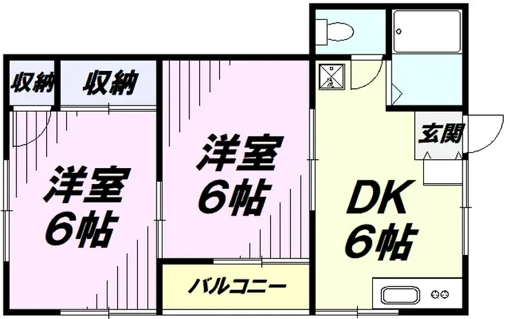 キャッスル増田 1階階 間取り
